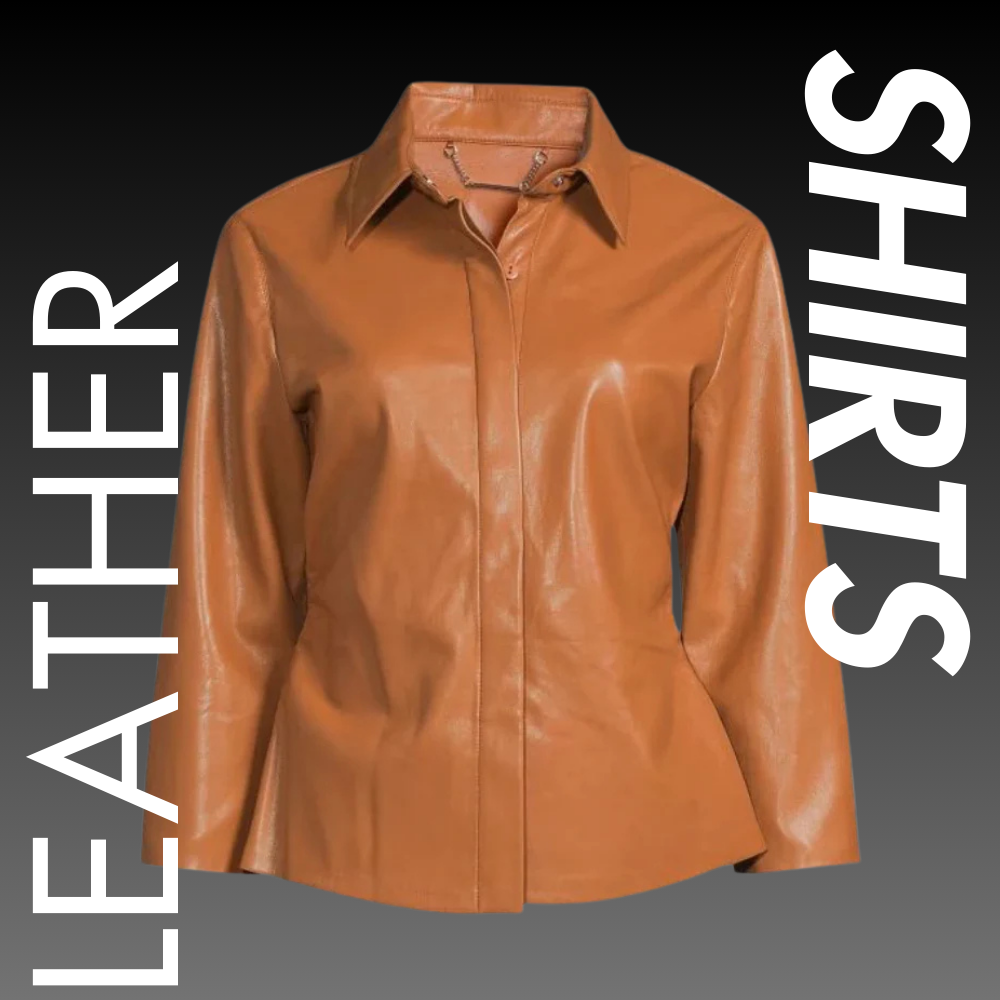 Women Leather Shirts