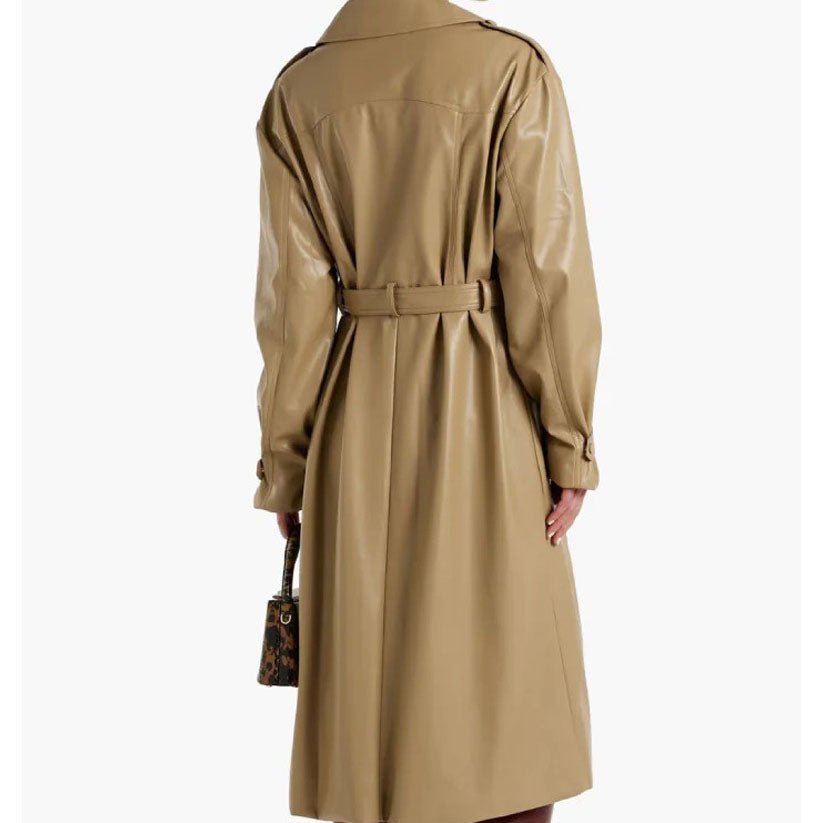 leather trench coat