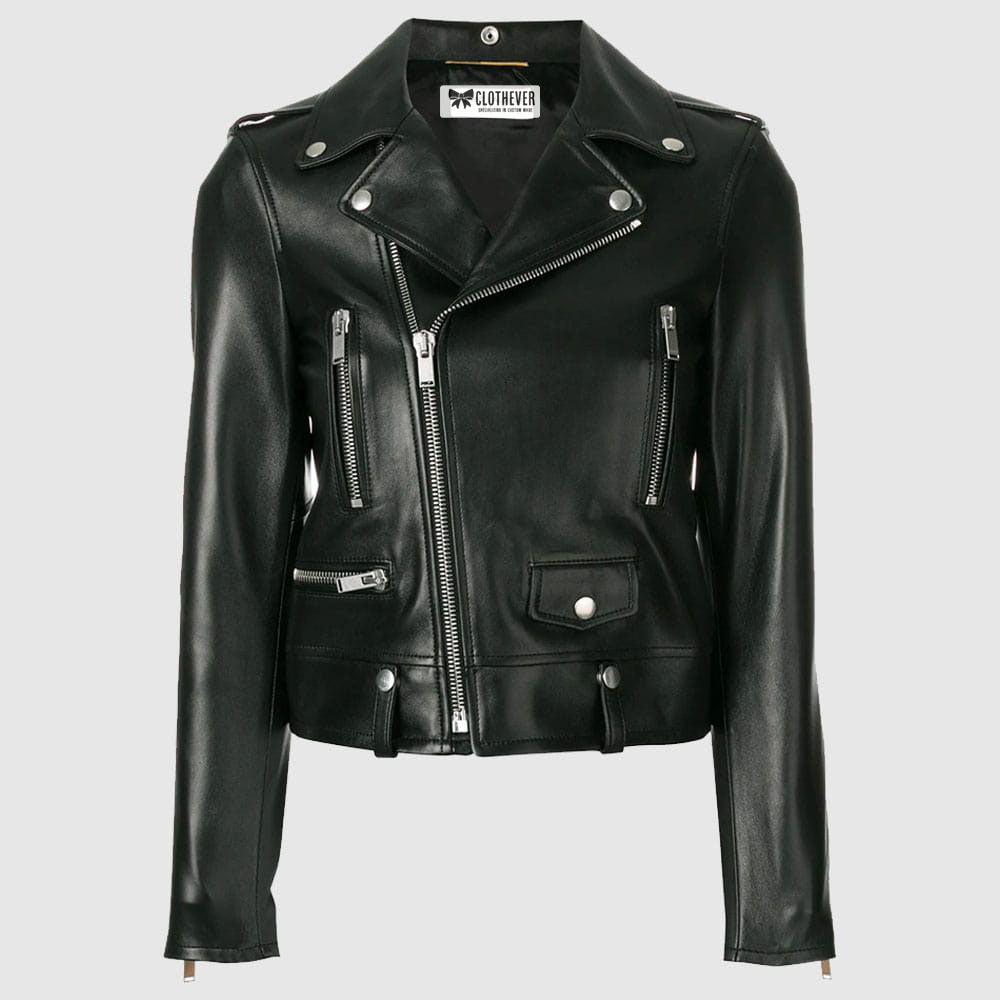 women leather jacket