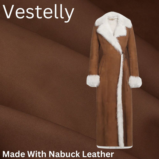 Shop Leather Shearling Coat