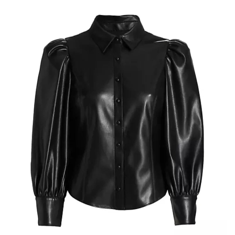 leather shirts for women