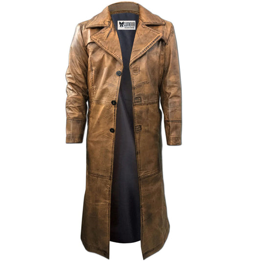 leather duster coat