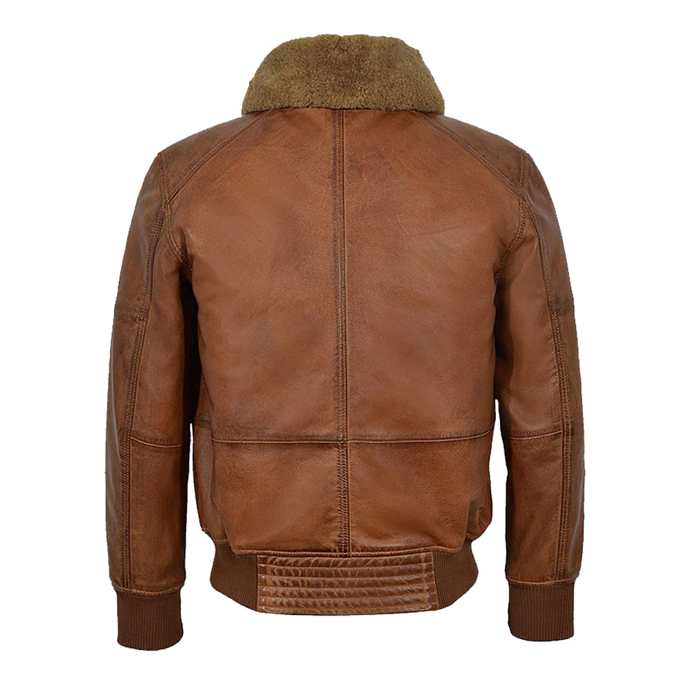 bomber jacket leather