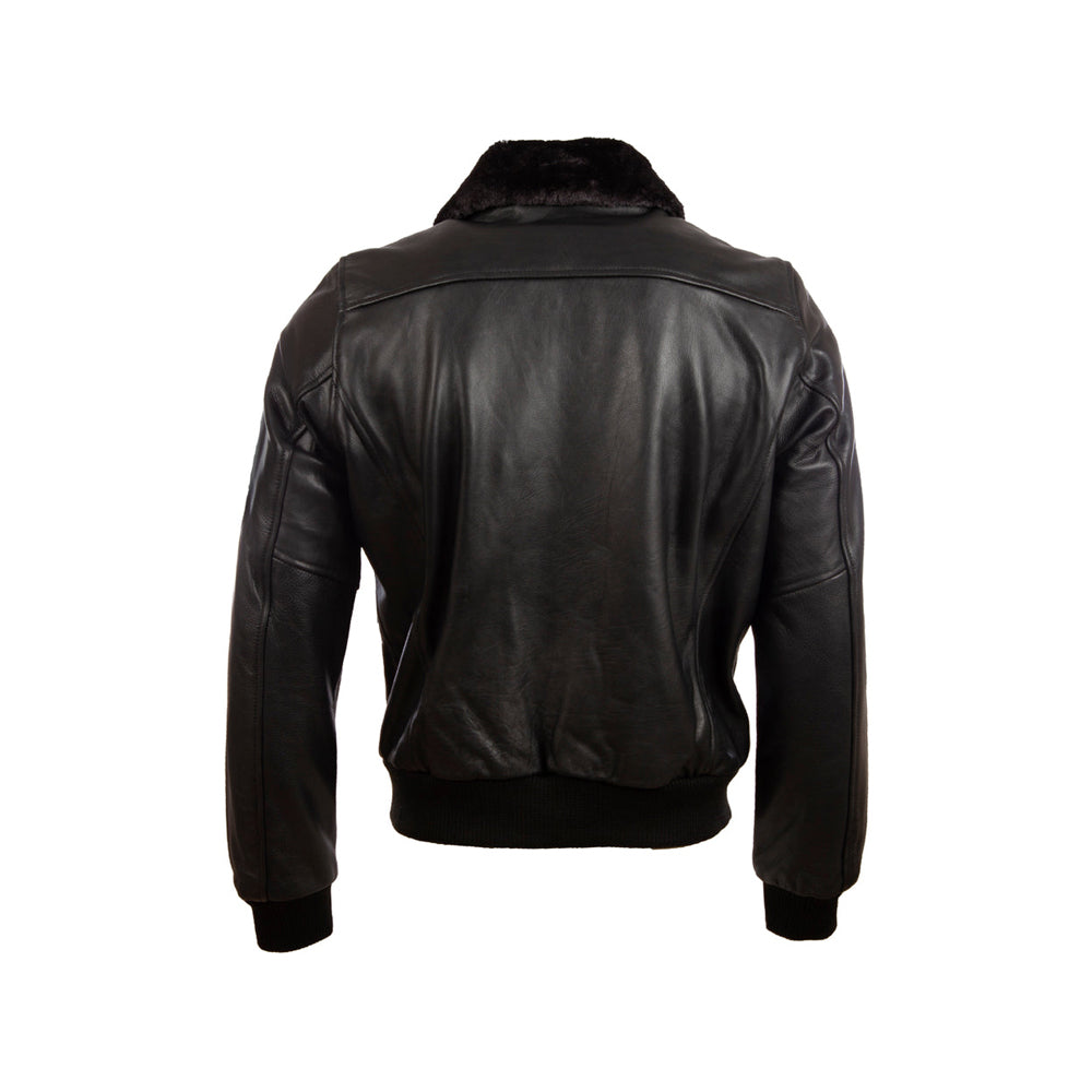 mens leather bomber jacket