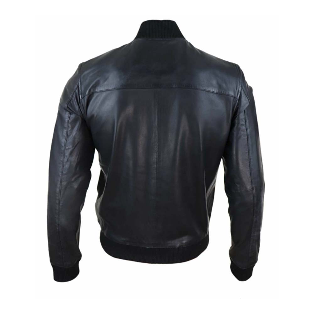 flight bomber leather jacket