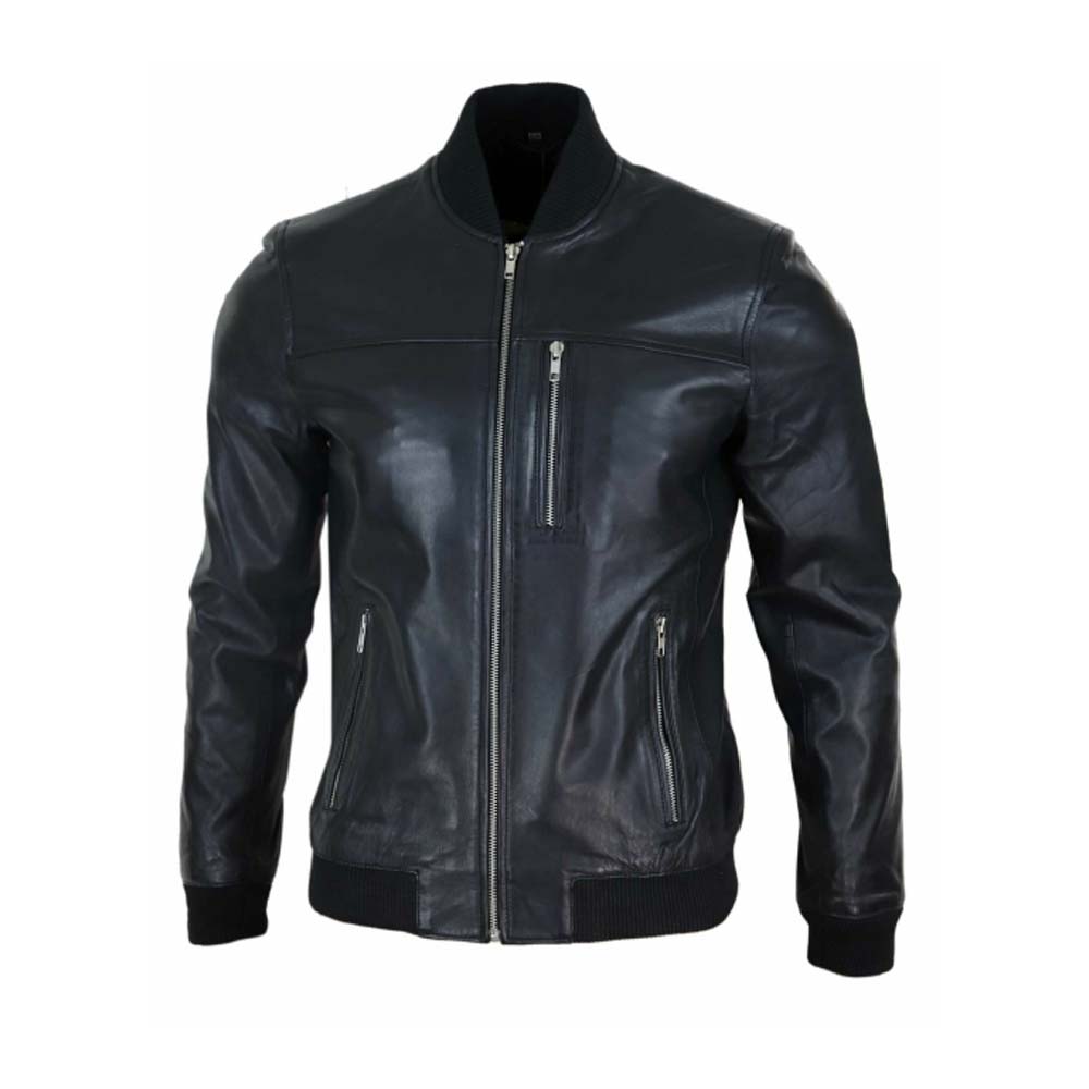 flight bomber leather jacket