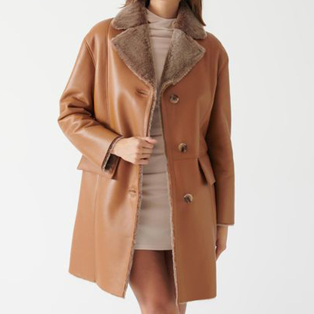 leather coats for women