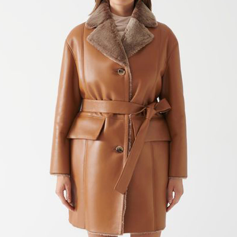 leather coats for women