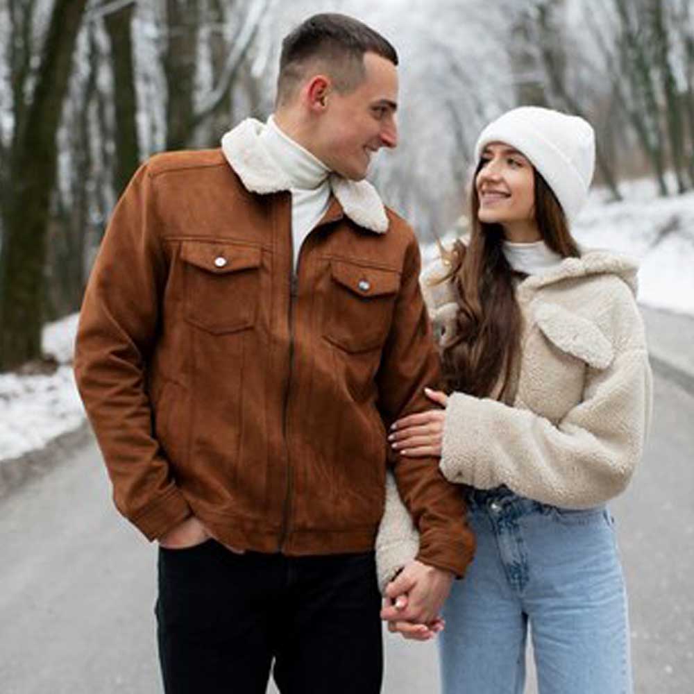 suede trucker jacket