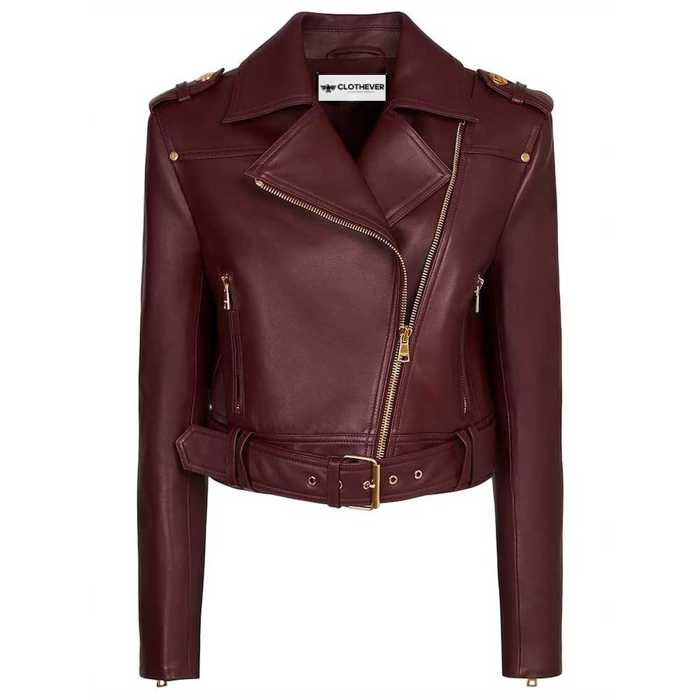 women leather jacket