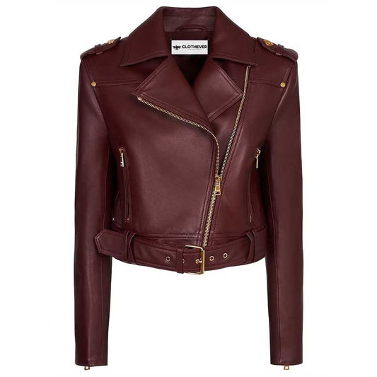 women leather jacket