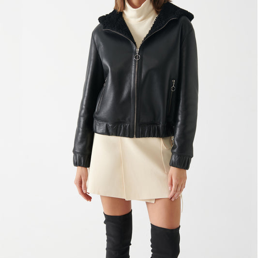 leather shearling jacket