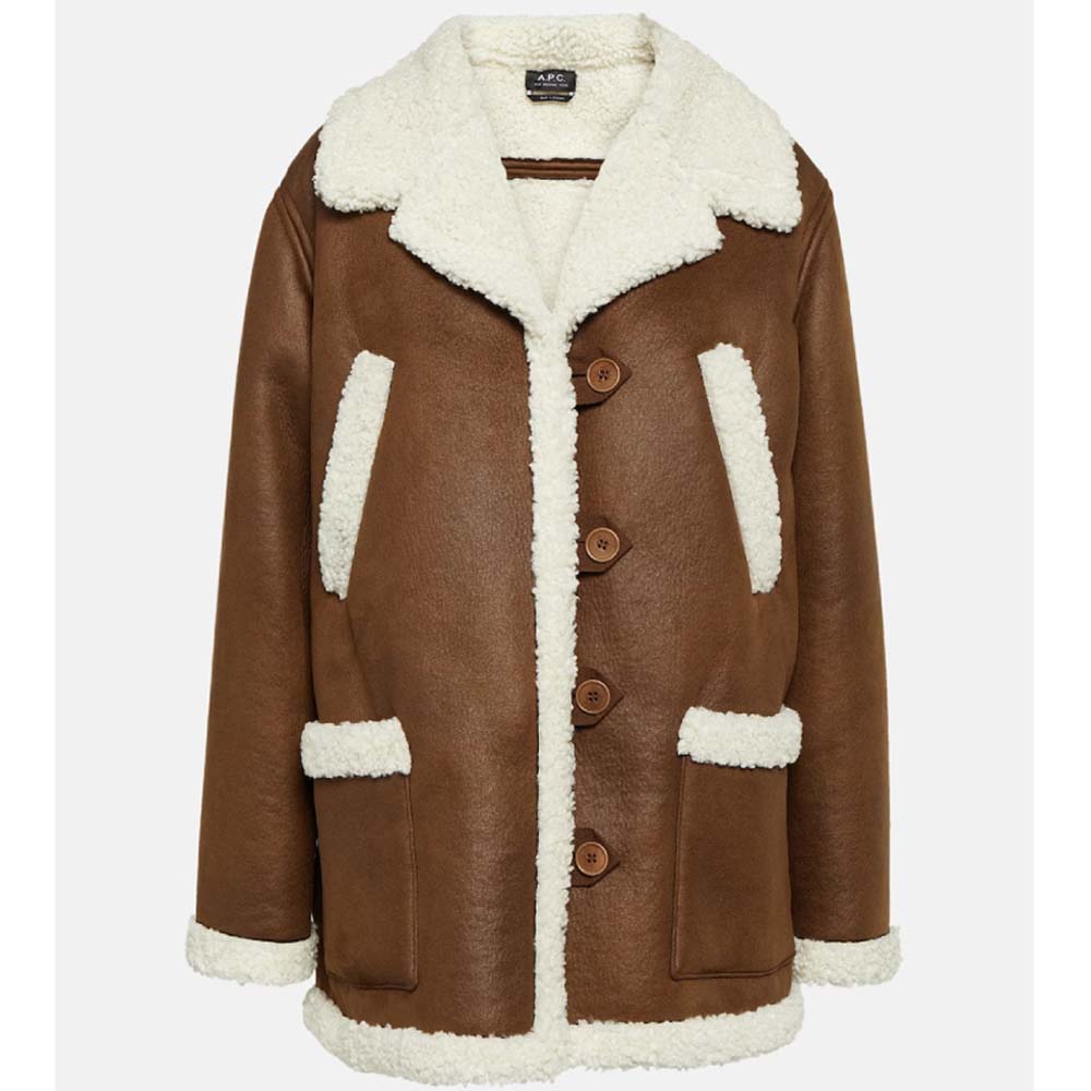 shearling leather jacket